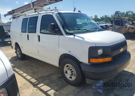 2017 Chevrolet Express G2500 из США, поврежденный, VIN 1GCWGAFF2H1274698